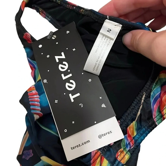 NWT Terez Kids Lollipop Swimsuit 2T - Picture 3 of 3